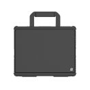 Nillkin Bumper Go iPad Pro 12.9 2020/2021/2022/ Air 13 2024 billentyűzetes hordozható tok háttérvilágítással, fekete