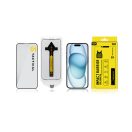 Tactical Impact Barrier Apple iPhone 15/16 tempered glass kijelzővédő fólia felhelyező kerettel