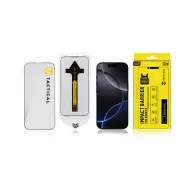   Tactical Impact Barrier Apple iPhone 16 Pro / 17 tempered glass kijelzővédő fólia felhelyező kerettel