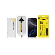   Tactical Impact Barrier Apple iPhone 16 Pro Max / 17 Pro Max tempered glass kijelzővédő fólia felhelyező kerettel