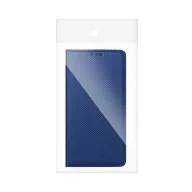 Magnet Motorola Moto G75 mágneses flip tok, kék