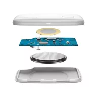 Baseus T2 Bluetooth nyomkövető zsinórral, fehér