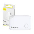Baseus T2 Bluetooth nyomkövető zsinórral, fehér