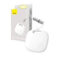 Baseus T2 Pro Bluetooth nyomkövető zsinórral, fehér