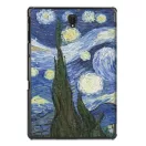 Lenovo Tab M10 (10.1) TB-X605F, mappa tok, csillagos éj minta, Trifold, kék/színes