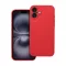 Forcell Soft iPhone 16 Plus szilikon tok, piros