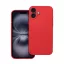 Forcell Soft iPhone 16 Plus szilikon tok, piros