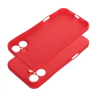Forcell Soft iPhone 16 Plus szilikon tok, piros