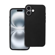 Forcell Soft iPhone 16 Plus szilikon tok, fekete