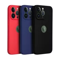 Forcell Soft iPhone 16 Plus szilikon tok, fekete