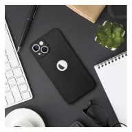 Forcell Soft iPhone 16 Plus szilikon tok, fekete