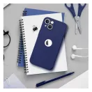 Forcell Soft iPhone 16 Plus szilikon tok, sötétkék