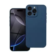 Forcell Soft iPhone 16 Pro Max szilikon tok, sötétkék