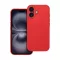 Forcell Soft iPhone 16 szilikon tok, piros
