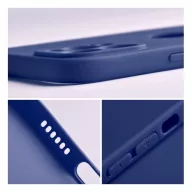 Forcell Soft iPhone 16 szilikon tok, sötétkék