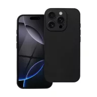 Forcell Soft iPhone 16 Pro szilikon tok, fekete