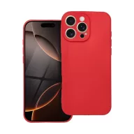 Forcell Soft iPhone 16 Pro Max szilikon tok, piros