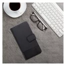 Gomma Samung Galaxy A35 5G flip/oldalra nyíló tok kártyatartó résszel, fekete