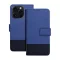 Gomma Samung Galaxy A35 5G flip/oldalra nyíló tok kártyatartó résszel, kék