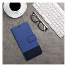 Gomma Xiaomi Redmi 14C flip/oldalra nyíló tok kártyatartó résszel, kék