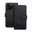 Gomma Xiaomi Redmi 13C / Poco C65 flip/oldalra nyíló tok kártyatartó résszel, fekete