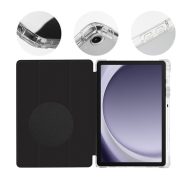   OBAL:ME MistyTab Samsung Galaxy Tab A9+ oldalra nyíló, kitámasztható tok, fekete