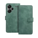 Tender Book Xiaomi Redmi Note 13 Pro Plus 5G flip/oldalra nyíló műbőr tok kártyatartó résszel, zöld