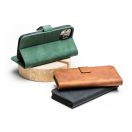 Tender Book Xiaomi Redmi Note 13 5G flip/oldalra nyíló műbőr tok kártyatartó résszel, zöld