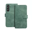Tender Book Samsung Galaxy A54 5G flip/oldalra nyíló műbőr tok kártyatartó résszel, zöld