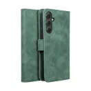 Tender Book Samsung Galaxy A54 5G flip/oldalra nyíló műbőr tok kártyatartó résszel, zöld