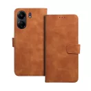Tender Book Xiaomi Redmi 13C / Poco C65 flip/oldalra nyíló műbőr tok kártyatartó résszel, barna