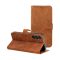 Tender Book Samsung Galaxy A15 4G / A15 5G flip/oldalra nyíló műbőr tok kártyatartó résszel, barna