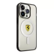   Ferrari Outline iPhone 14 Pro MagSafe kompatibilis kemény hátlap tok, átlátszó FEHMP14LURKT