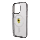 Ferrari Outline iPhone 14 Pro MagSafe kompatibilis kemény hátlap tok, átlátszó FEHMP14LURKT