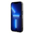 Ferrari Translucent iPhone 14 / 15 / 13 MagSafe kompatibilis kemény hátlap tok, fekete-átlátszó FEHMP14SURKK