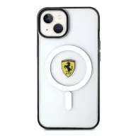   Ferrari Outline iPhone 14 / 15 / 13 MagSafe kompatibilis kemény hátlap tok, átlátszó FEHMP14SURKT