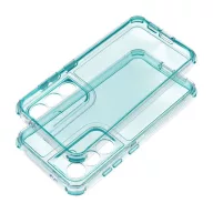   Matrix Samsung S24 FE hátlap tok kameravédő peremmel, menta