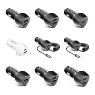   FORCELL F-ENERGY CC50-1C USB-C autós töltő, PD, 3A, 20W, carbon fekete