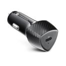 FORCELL F-ENERGY CC50-1C USB-C autós töltő, PD, 3A, 20W, carbon fekete
