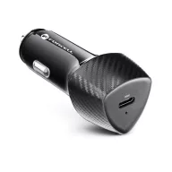   FORCELL F-ENERGY CC50-1C USB-C autós töltő, PD, 3A, 20W, carbon fekete