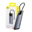Baseus Metal Gleam II Series, Hub 10 az 1-ben, USB-C-1xHDMI, USB-A (10Gbps), USB-C, 2xUSB-A, Ethernet RJ45, SD/TF kártya