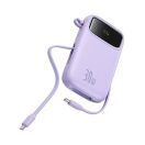 Baseus QPow 2 2xUSB-C Power bank / külső akkumulátor, 10000mAh, 30W, lila