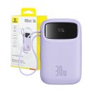 Baseus QPow 2 2xUSB-C Power bank / külső akkumulátor, 10000mAh, 30W, lila