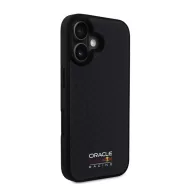 Red Bull Shiny Logo iPhone 16 Carbon Magsafe tok, fekete