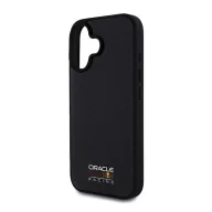 Red Bull Shiny Logo iPhone 16 Carbon Magsafe tok, fekete