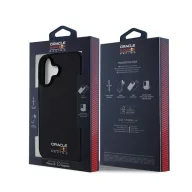 Red Bull Shiny Logo iPhone 16 Carbon Magsafe tok, fekete