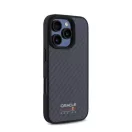 Red Bull Shiny Logo iPhone 16 Pro Carbon Magsafe tok, fekete