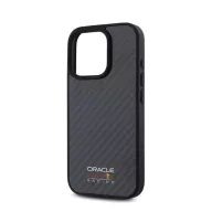 Red Bull Shiny Logo iPhone 16 Pro Carbon Magsafe tok, fekete