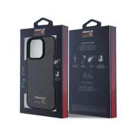 Red Bull Shiny Logo iPhone 16 Pro Carbon Magsafe tok, fekete