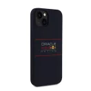 Red Bull Horizontal Logo iPhone 15 szilikon MagSafe tok, tengerészkék